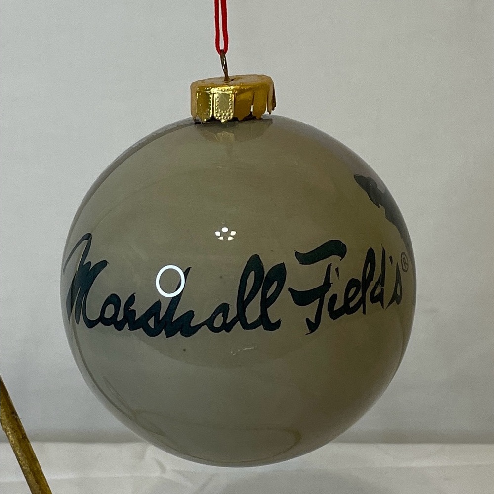 ❣️HP❣️MARSHALL FIELD’S Vintage Collectable Large Glass Ornament